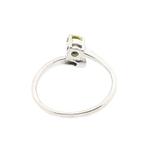 Witgouden ring met zirconia (elegant, diamanten ring), Gebruikt, Overige kleuren, Ophalen of Verzenden, 17 tot 18