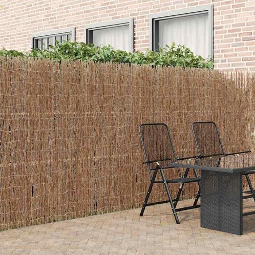 vidaXL Brushwood Fence 400 x 180 cm, Tuin en Terras, Schuttingen, Nieuw, Hout, Verzenden