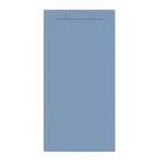 Douchebak + Sifon Allibert Rectangle 160x80 cm Mat Blauw, Doe-het-zelf en Verbouw, Sanitair, Nieuw, Ophalen of Verzenden