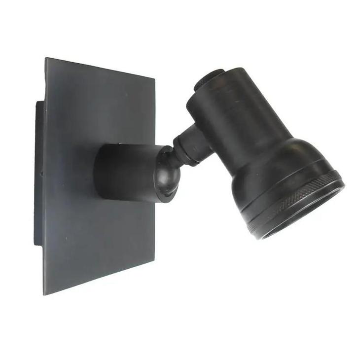 Opbouwspot Indigo Mini Swirl Antiek Gun Metal, Huis en Inrichting, Lampen | Spots, Nieuw, Overige materialen, Plafondspot of Wandspot