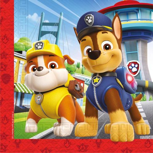 Paw Patrol Servetten 2 Laags 33cm 20st, Hobby en Vrije tijd, Feestartikelen, Nieuw, Verzenden