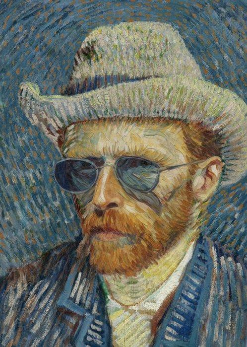 Teejo - Van Gogh - The Boss, Antiek en Kunst, Kunst | Schilderijen | Modern