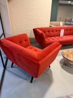 Fauteuil rolls rood lounge stoel chair - 30% Extra korting, Ophalen, Nieuw, Moderne lounge chair, Stof