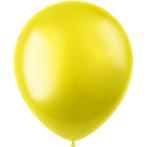Gele Ballonnen Metallic Zesty Yellow 33cm 50st, Verzenden, Nieuw