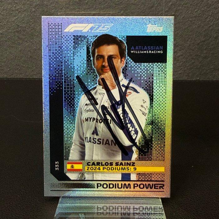 Williams - Topps Podium Power 333 Signed - Carlos Sainz -, Verzamelen, Automerken, Motoren en Formule 1