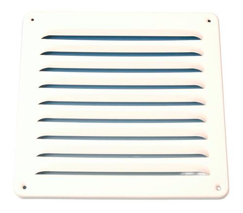 Aluminium schoepenrooster opbouw 195 x 195mm - WIT (1-2020W), Doe-het-zelf en Verbouw, Ventilatie en Afzuiging, Nieuw, Verzenden