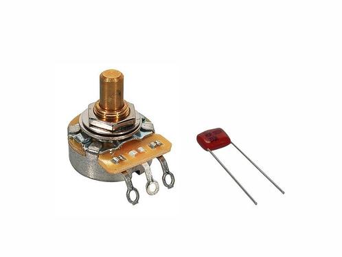Fender 250K No Load potmeter .375 solid shaft met .022mf cap, Muziek en Instrumenten, Instrumenten | Onderdelen, Verzenden