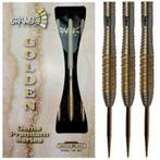 Grandslam Gems Premium Golden 90% Dartpijlen 23-25-27 Gram, Verzenden, Nieuw