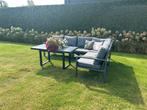 Prachtige aluminium hoekloungeset, Tuin en Terras, Tuinsets en Loungesets, Aluminium, Loungeset, Bank, 8 zitplaatsen