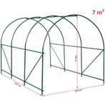 2dekans | tectake® - Tunnelkas - Broeikas - 343x200x200cm -, Tuin en Terras, Kweekspullen, Ophalen of Verzenden, Zo goed als nieuw