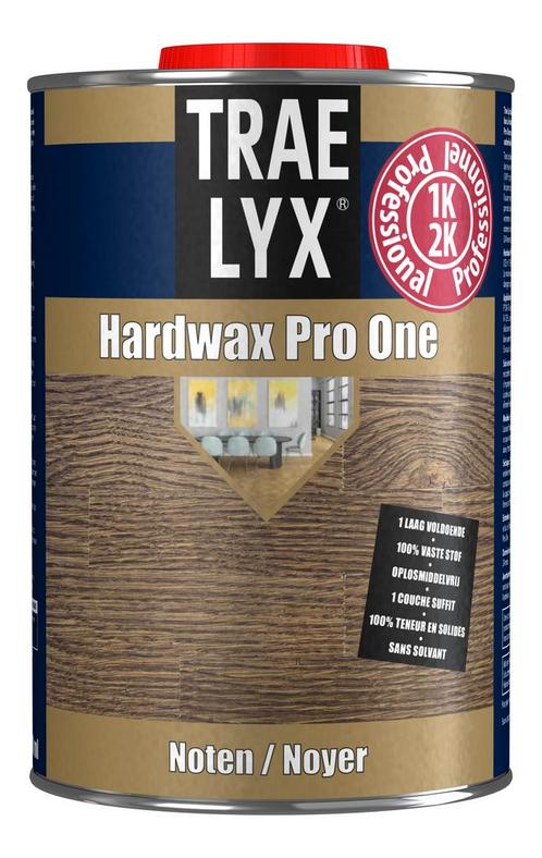 Trae lyx hardwax pro one 1 liter, noten, Doe-het-zelf en Verbouw, Verf, Beits en Lak, Nieuw, Verzenden