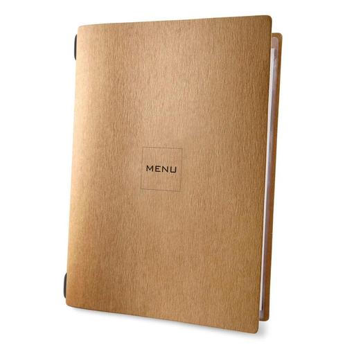 Menumap voor 4 menukaarten (A4)  - type: ECO-Minimal, Zakelijke goederen, Horeca | Overige