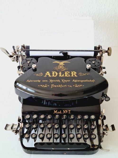 Adlerwerke. H. Kleyer AG - Adler Model N°7 - Schrijfmachine, Antiek en Kunst, Kunst | Designobjecten