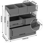 3 Tier Kinderopbergkast – 6 Geweven Speelgoeddozen, Huis en Inrichting, Kasten | Overige, Verzenden, Nieuw