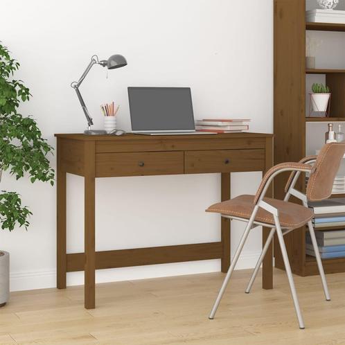 Honingbruin Grenen Bureau - 100x50cm - Tweedekansje - Out..., Huis en Inrichting, Bureaus, Nieuw, Bureau, Ophalen of Verzenden