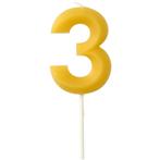 3 Jaar Kaarsen 4,5cm, Hobby en Vrije tijd, Verzenden, Nieuw