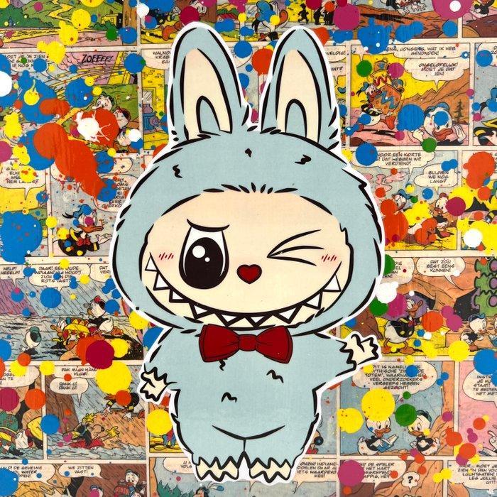 Koen Betjes (1992) - Labubu x POP (canvas), Antiek en Kunst, Kunst | Schilderijen | Modern