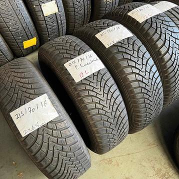 4 x Falken Eurowinter 215-70-16 Winterbanden 7mm beschikbaar voor biedingen