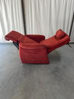 Fitform sta op stoel Welness Rood stof., Huis en Inrichting, Fauteuils, Minder dan 75 cm, Ophalen of Verzenden, Zo goed als nieuw