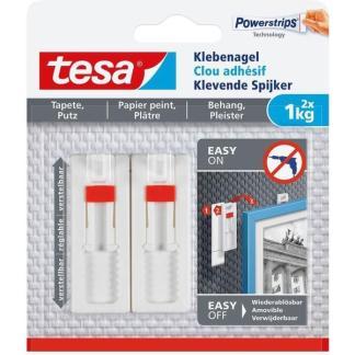 Klevende spijker | Tesa | 2 stuks | 1 kg, Doe-het-zelf en Verbouw, IJzerwaren en Bevestigingsmiddelen, Nieuw, Verzenden