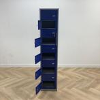 Tweedehands lockerkast 10 vaks (hxbxd) 182x38x46 cm, Grijs -, Huis en Inrichting, Kasten | Lockerkasten, Ophalen of Verzenden