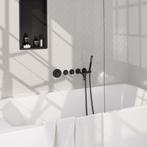 Inbouwthermostaatset Brauer Black Incl Baduitloop en, Doe-het-zelf en Verbouw, Sanitair, Ophalen of Verzenden, Nieuw, Kraan