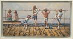 Francis Cristaux (1950) - Les enfants à la mer