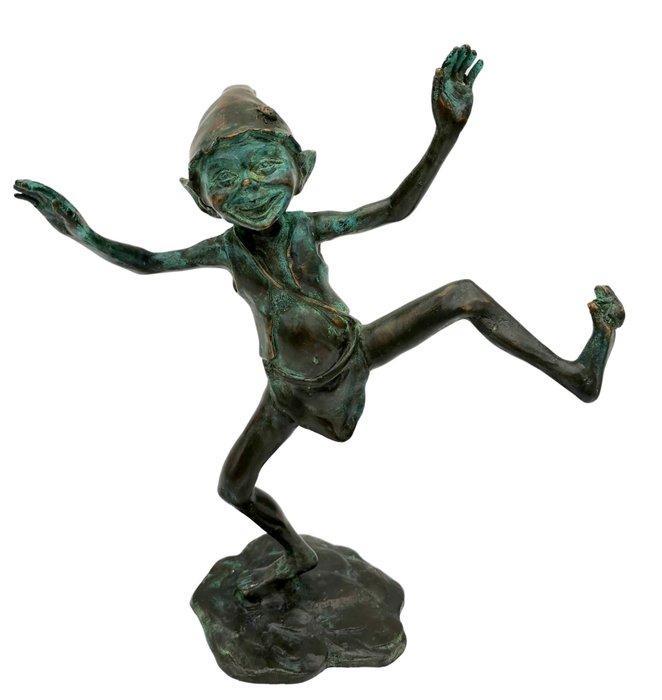 Beeldje - Gedetailleerde pixie - Brons, Antiek en Kunst, Curiosa en Brocante