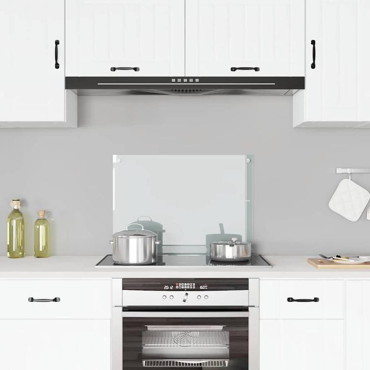 vidaXL Spatscherm keuken 70x50 cm gehard glas transparant, Huis en Inrichting, Keuken | Keukenbenodigdheden, Nieuw, Verzenden