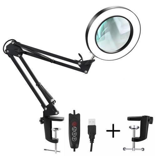 My Green Deal - Loeplamp met led verlichting - Zwart, Hobby en Vrije tijd, Vergrootglazen, Loepen en Loeplampen, Nieuw, Loeplamp