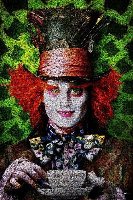 David Law - Crypto Johnny Depp - Alice in Winderland -, Antiek en Kunst, Kunst | Designobjecten