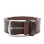 Leren heren jeans riem Levi - Donkerbruin - 4 - Maat: 95 cm, Kleding | Heren, Riemen en Ceinturen, 95 tot 105 cm, Bruin, Echt leder