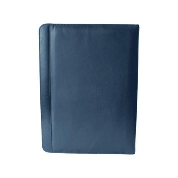 Leren Schrijfmap A4 Donkerblauw beschikbaar voor biedingen