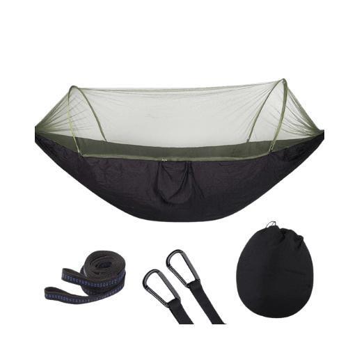 Reishangmat met muggennet 1-persoons hangmat kamperen reizen, Caravans en Kamperen, Kampeeraccessoires, Nieuw, Ophalen of Verzenden