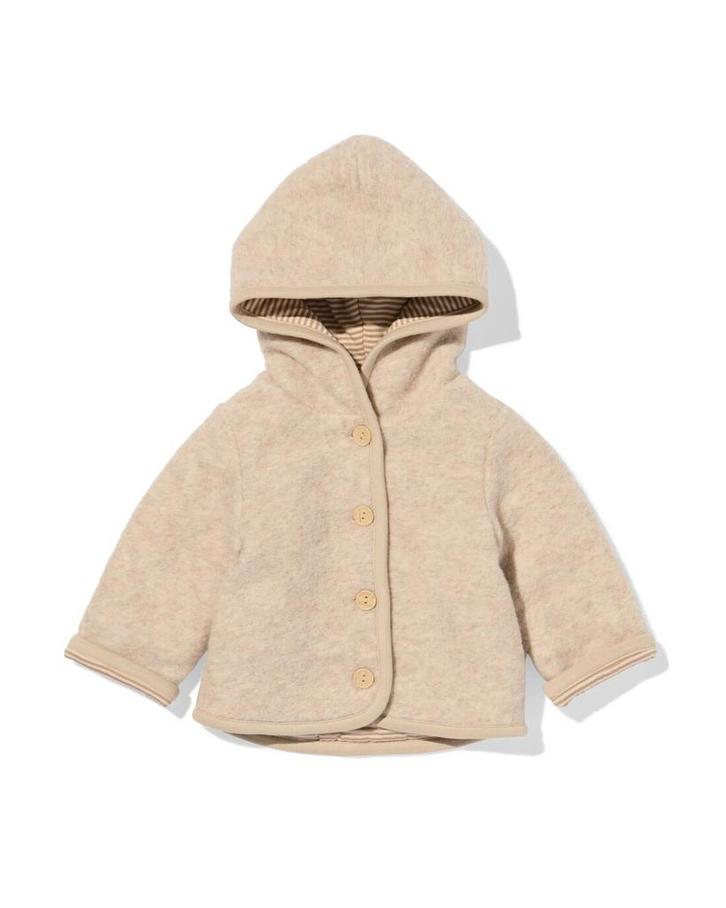 HEMA Newborn jas wol zand, Kinderen en Baby's, Babykleding | Overige, Nieuw, Verzenden