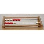 Telraam - Rekenrek tot 20 klein rood-wit  (circa 20 cm), Verzenden, Nieuw
