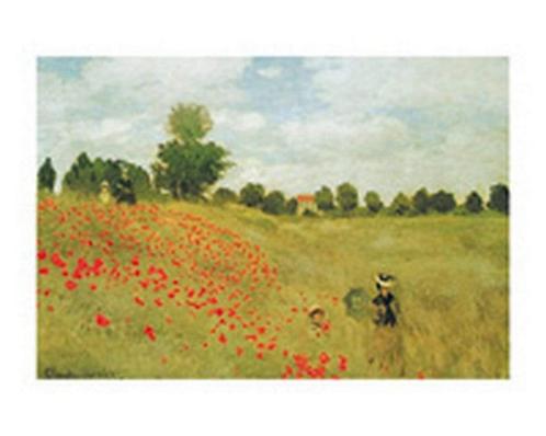 Kunstdruk Claude Monet - Papaveri 70x50cm, Huis en Inrichting, Woonaccessoires | Schilderijen, Tekeningen en Foto's, Nieuw, Verzenden