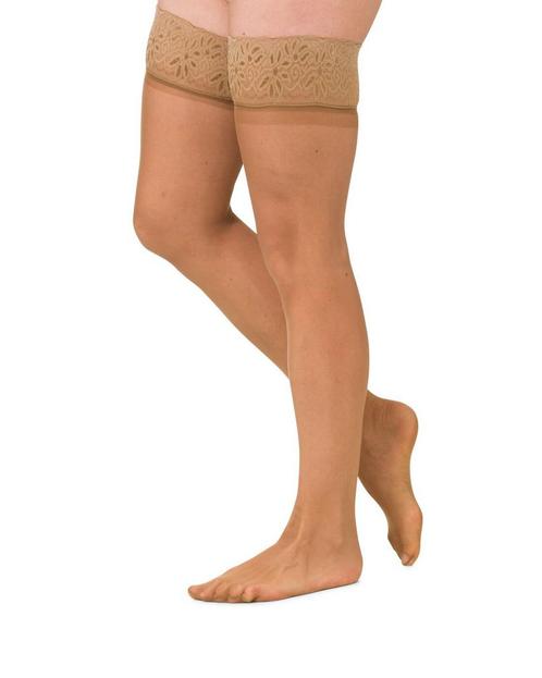 HEMA Hold ups met kant - matt 15 denier naturel, Kleding | Dames, Leggings, Maillots en Panty's, Nieuw, Verzenden