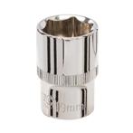 Silverline Zeskantige metrische dop - 19 mm - chroom vana..., Doe-het-zelf en Verbouw, Gereedschap | Handgereedschap, Ophalen of Verzenden