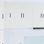 vidaXL Keukenkast aan de muur met plank Hoogglans wit 80 x, Huis en Inrichting, Keuken | Keukenelementen, Verzenden, Nieuw, Wit