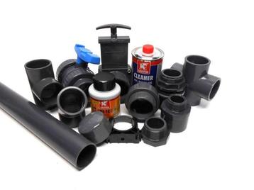 druk pvc buis, flexibele pvc buis, koppelstukken pvc en flex beschikbaar voor biedingen