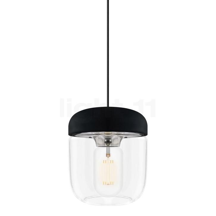 Umage Acorn Hanglamp, roestvrij staal/kabel zwart, Huis en Inrichting, Lampen | Hanglampen, Nieuw, Verzenden