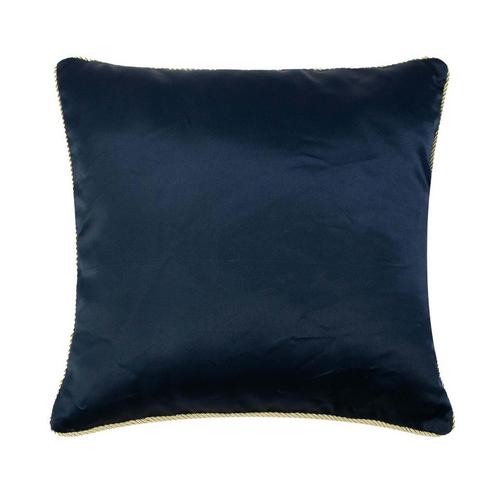 kussen satijn navy 45x45cm, Huis en Inrichting, Woonaccessoires | Overige, Verzenden