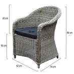 Chester dining tuinstoel wit grijs, Tuin en Terras, Tuinstoelen, Ophalen of Verzenden, Nieuw