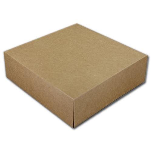 Taartdoos 21x21x10cm. Kraft 3st, Hobby en Vrije tijd, Taarten en Cupcakes maken, Nieuw, Verzenden