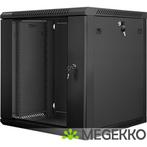 Lanberg WF01-6612-10B rack 12U Wandrek Zwart, Verzenden, Nieuw