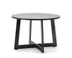BY-BOO Ronde Marmeren Salontafel Major | 60 cm zwart |, Huis en Inrichting, Ophalen of Verzenden, Nieuw