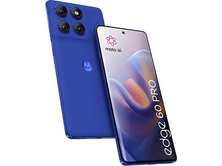 Motorola -  Edge 60 Pro - Dazzling Blue 512 Gb  - Blauw, Telecommunicatie, Mobiele telefoons | Motorola, Zonder abonnement, Touchscreen