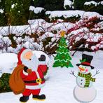 Kerstdecoratie tuinstekers - Per stuk - Kerstboom - Kerstman, Diversen, Kerst, Verzenden, Nieuw