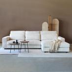 *WOONWINKEL* PEPP Interiors Lech Creme Ribstof Hoekbank, Huis en Inrichting, Banken | Bankstellen, Verzenden, Nieuw